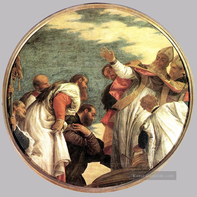 Die Leute von Myra Begrüßung St Nicholas Renaissance Paolo Veronese Ölgemälde